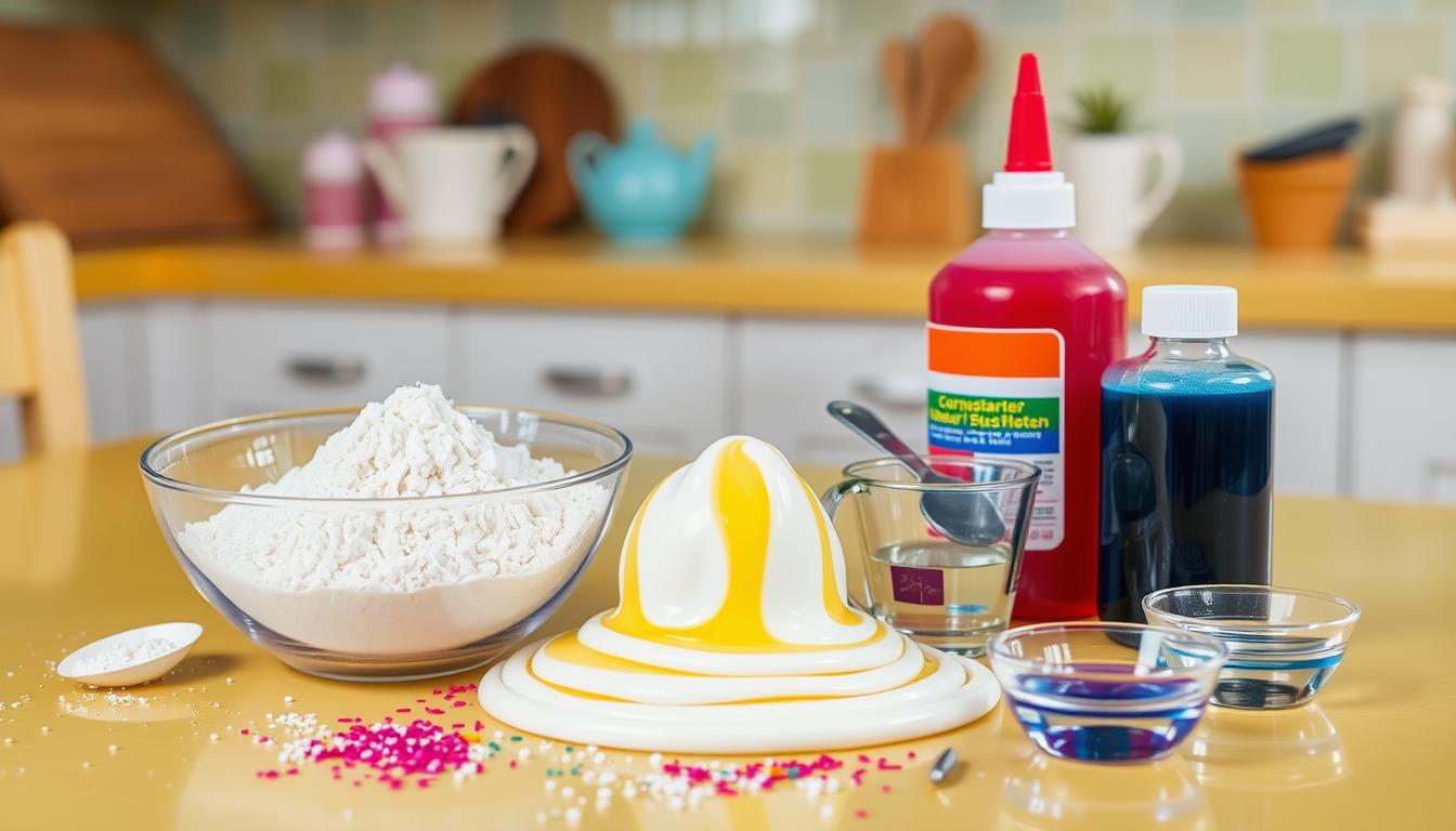 slime recipe corn flour